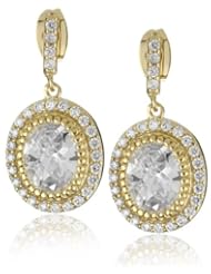 Freida Rothman Belargo Jewelry "MADISON" 14k Gold Vermeil Opera Drop Earrings
