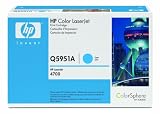 Original HP Color LaserJet Q5951A Cyan Print Cartridge in Retail Packaging
