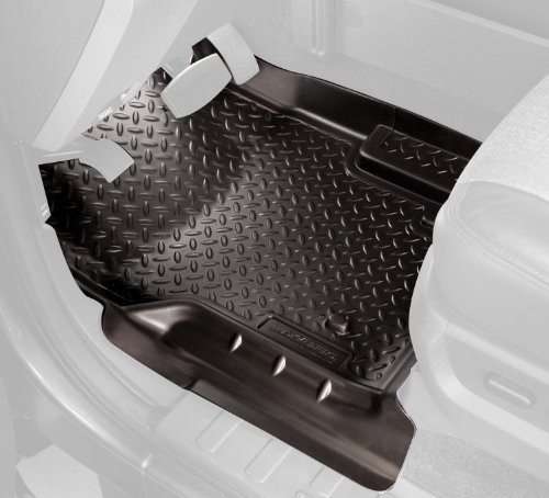Husky Liners Classic Style Custom Fit Molded Front Floor Liner for Select Ford F-250/F-350 Models (Black)