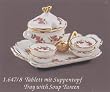 Reutter Porcelain Miniature Lisa Design Soup Set