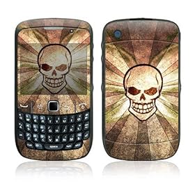 Laughing Skull Design Decal Skin Sticker for BlackBerry Curve 8500 Cell Phone