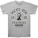 Rocky Mick's Gym Training 1976 Distressed Heather Gray T-shirt Tee