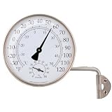 Conant Custom Brass TH-6SS VT Weather Station - Stainless Steel, Polished Finish