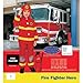 Fire Fighter (red) Boy Toddler Fireman Costume Size 4T