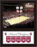 Indiana Hoosiers 12x15 Legacy Plaque | Details: 5-Time Basketball National Champions