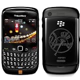 MLB New York Yankees Yankees on BlackBerry Curve 8520 8530 Phone Cover (Black)