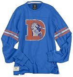 Denver Broncos Vintage Long Sleeve Appliqu&Atilde;�&Acirc;&copy; Jersey Crew