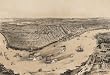 New Orleans Aerial View - Lithograph Published by John Bachmann, ca. 1852 - 16x20-inch - Fine-Art-Quality Photographic Print of an Image from the Library of Congress Collection