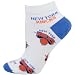 New York Knicks Ladies White All Over Team Logo Ankle Socks