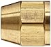 Anderson Metals 54014-04 Brass Tube Fitting, Short Flare Nut, 1/4