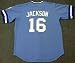 BO JACKSON Kansas City Royals 1989 Majestic Cooperstown Throwback Baseball Jersey, Large