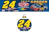 Jeff Gordon Glass Ornament