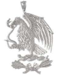 Clevereves 14K White Gold Pendant Eagle 35.8 - Gram(s)