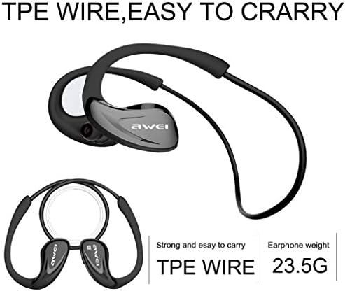 Bluetooth Headphone,EEDI Awei Hot Protable A880BL Super Bass Sports Earphones Headphone Wireless Bluetooth 4.0 Sweatproof Running Gym Exercise Headset with Built-in Microphon and NFC Support