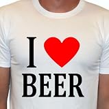 I love Beer FuN HERZ IcH LIEBE KuLt PARTY Club like Sprüche Tee T-Shirt