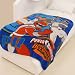 Power Rangers 3 Rangers Fleece Blanket, Blue, 125 x 150 Cm