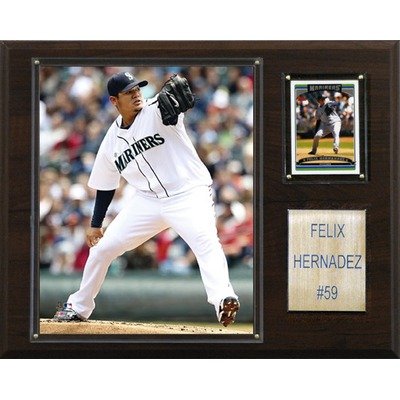 MLB Seattle Mariners Felix Hernandez Player Plaque