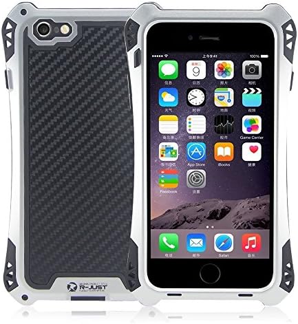 iPhone 6s Waterproof Case,Leebay Military Heavy Duty Shockproof Waterprof Dust/Dirt/Snow Proof Aluminum Metal Gorilla Glass Armor Protection Case for iPhone 6 case (Black/Silver)