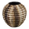 Short Ribbed Vase