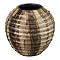 Short Ribbed Vase
