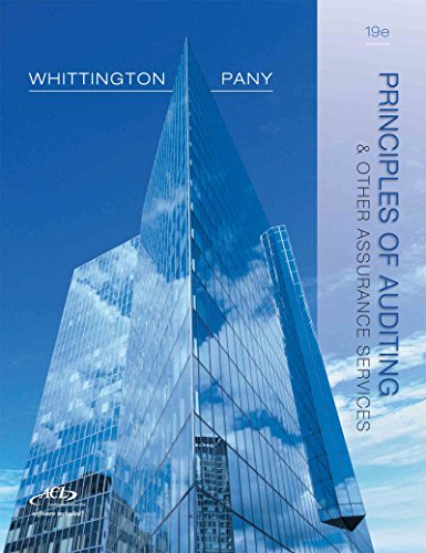 Principles Of Auditing & Other Services, 19E, With Access Code For Connect Plus