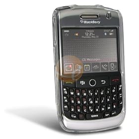 Eforcity 100 % Brand New Transparent Clear Crystal Snap On Hard Cover Case for T-Mobile RIM Blackberry 8900 Curve Smartphone