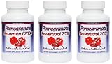 Pomegranate Resveratrol 2000, Extreme Antioxidant, HIGHLY POTENT Pure Resveratrol pills, 3 month supply, 180 pills