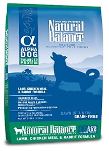 Natural Balance Alpha Grain-Free Lamb, Chicken Meal, and Rabbit Formula for Dogs, 25-Pound Bag Natural Balance Alpha Grain-Free Lamb, Chicken Meal, and Rabbit Formula for Dogs, 25-Pound Bag