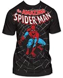 Men's Marvel Comics Spider-man Amazing Spiderman Big Print Subway T-shirt