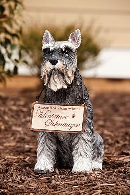 Miniature Schnauzer statuary