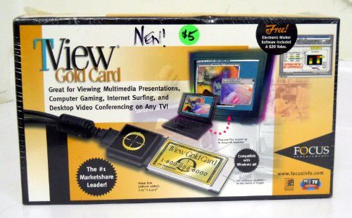 Focus Enhancements TView Gold Card (Great for Viewing Multimedia Presentations, Computer Gaming, Internet Surfing, and Dekstop Video Conferencing on Any TV!) Focus Enhancements TView Gold Card (Great for Viewing Multimedia Presentations, Computer Gaming, Internet Surfing, and Dekstop Video Conferencing on Any TV!)