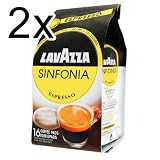 Produkt-Bild: Lavazza Kaffeepads Sinfonia Espresso, 2er Pack, 2 x 16 Pads