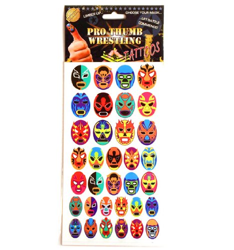 Pro Thumb Wrestling Temporary Finger Tattoos