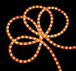 18' Neon Orange Indoor/Outdoor Christmas Rope Lights