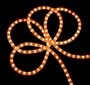 18' Neon Orange Indoor/Outdoor Christmas Rope Lights