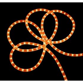 18' Neon Orange Indoor Outdoor Christmas Rope Lights by Vickerman