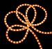 18' Neon Orange Indoor/Outdoor Christmas Rope Lights