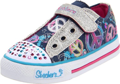 Skechers Twinkle Toes S Lights Jazzy Girl Sneaker (Toddler)
