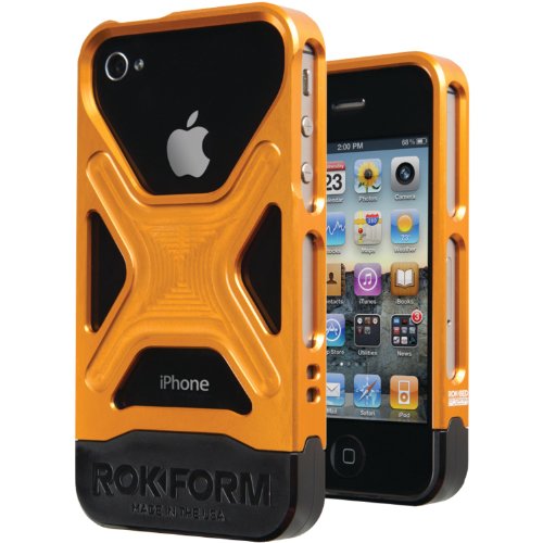 Buy Rokform 370441 Rokbed Fuzion Cover for iPhone 4/4S - 1 Pack - Retail Packaging - Orange