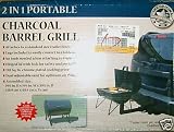2 in 1 Portable Charcoal Barrel Grill