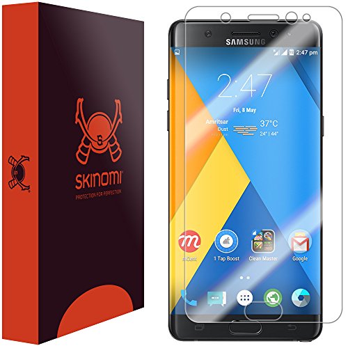 Galaxy Note 7 Screen Protector, Skinomi® TechSkin Full Coverage (Version 2) Screen Protector for Samsung Galaxy Note 7 Clear HD Anti-Bubble Film - with Lifetime Warranty