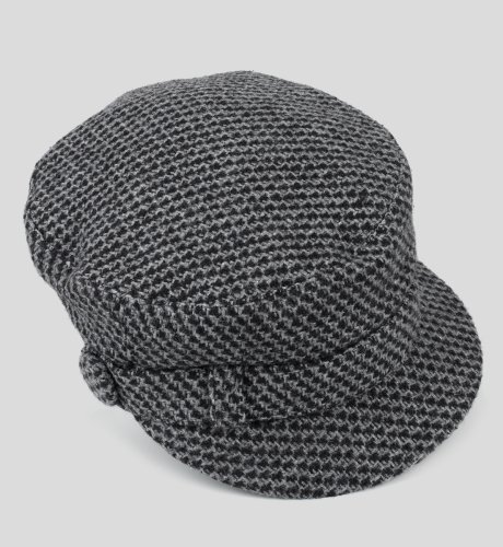 Contrast Stitch Baker Boy Hat