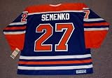 DAVE SEMENKO Edmonton Oilers 1985 CCM Vintage Throwback Away NHL Hockey Jersey, 2XL