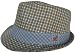 Christys' Crown Oahu Cotton Fedora Gingham Union Jack Bulldog Pin Surf Style Post Punk Preppie Summer Hat Limited Edition Christy's Trilby
