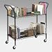 Safco Products 5333BL Wire Book Cart