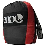 ENO Double Deluxe Hammock (Red/Charcoal)