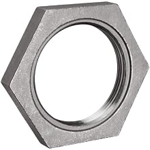 Stainless Steel 316 Cast Pipe Fitting, Hex Locknut, MSS SP-114, NPT Female