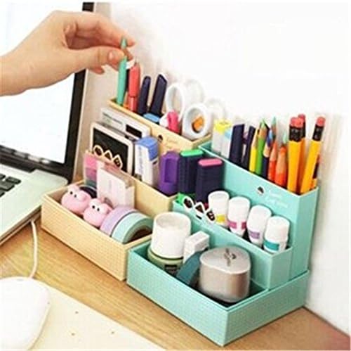 DIY Paper Board Storage Box Desk Decor Stationery Makeup Cosmetic Organizer New Free Shipping