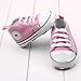 Dealzip Inc Toddler Infant Baby Boy Girls Soft Sole Canvas Sneaker for Prewalker(12-18 months,Pink)