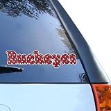 Ohio State Buckeyes Polka Dot Car Decal